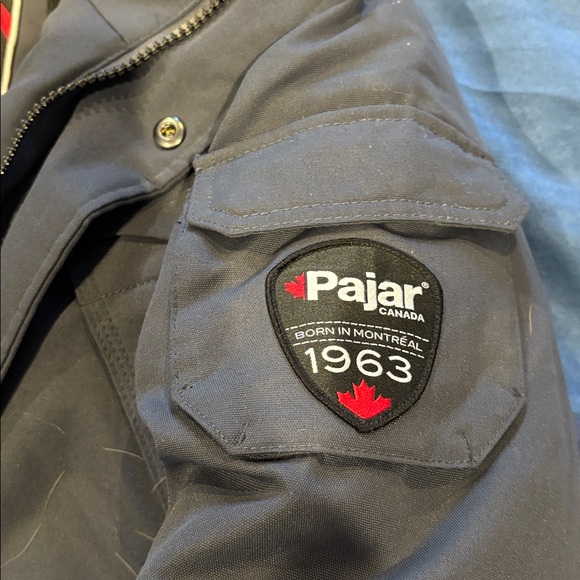 Pajar Men's Black Puffer Jacket with Fur Hood - Picture 4 of 10